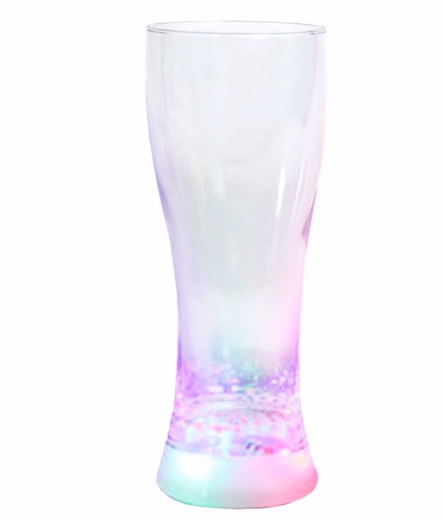 Tall Pilsner Light Up Drinking Glass Rainbow All Products 3
