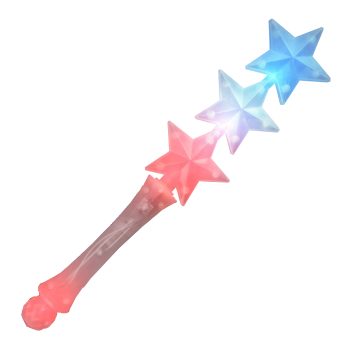3 Star Red White Blue Wand 4th of July