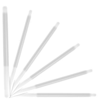 10 Inch Glow Stick Baton White 25 pcs All Products