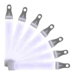 4 Inch Glow Stick White Pack of 50 4 Inch Glow Sticks
