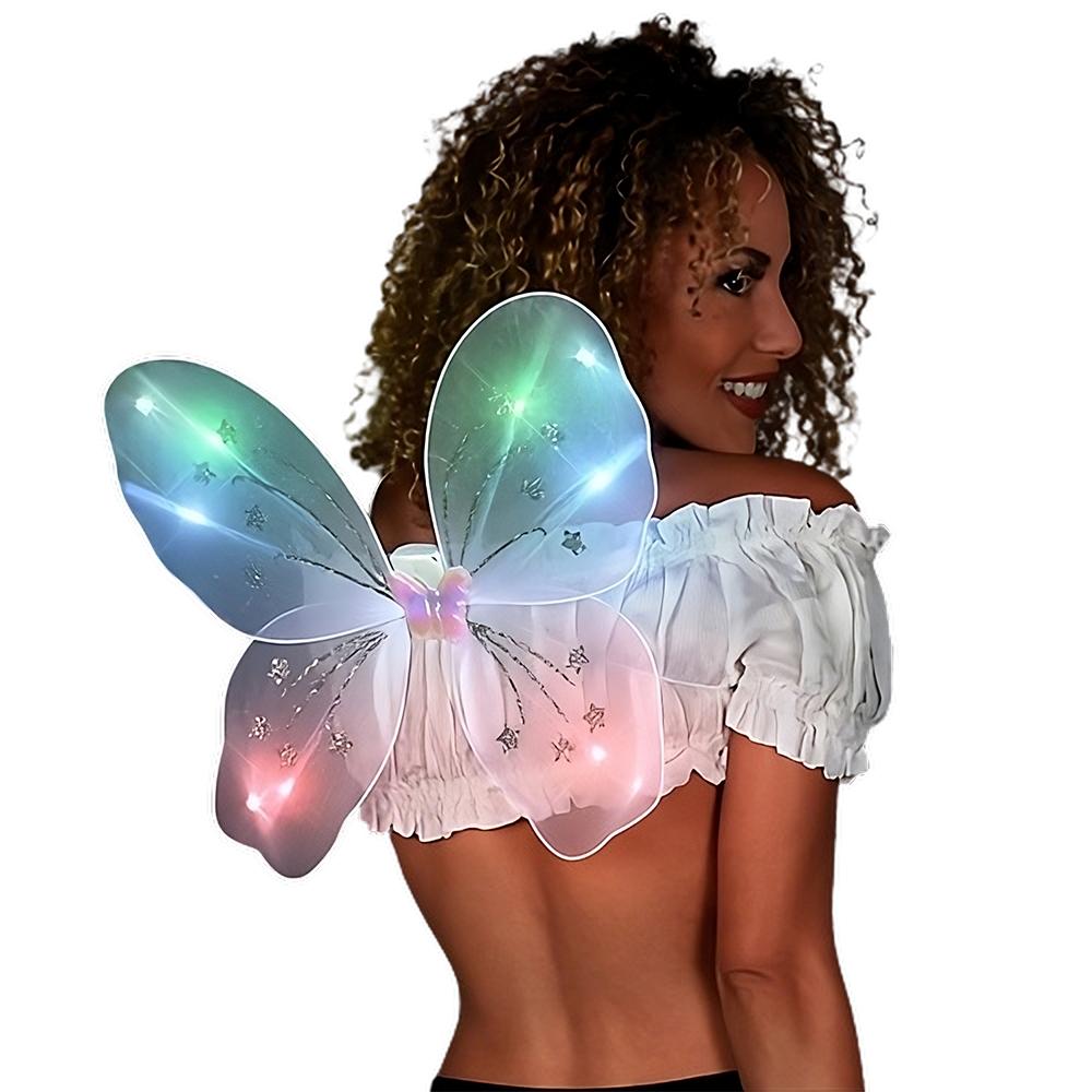 Light Up White Fairy Butterfly Wings All Products 6