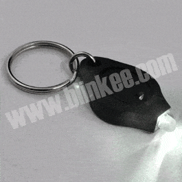 White Feauxton LED Light Key Rings All Products