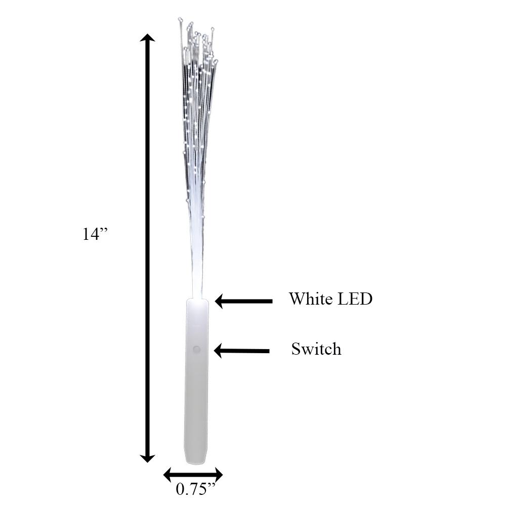 White Fiber Optic Wand with White LEDs All Products 4