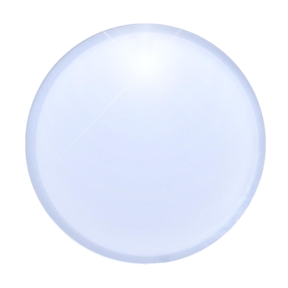Light Up Round Badge Pin White All Products 3