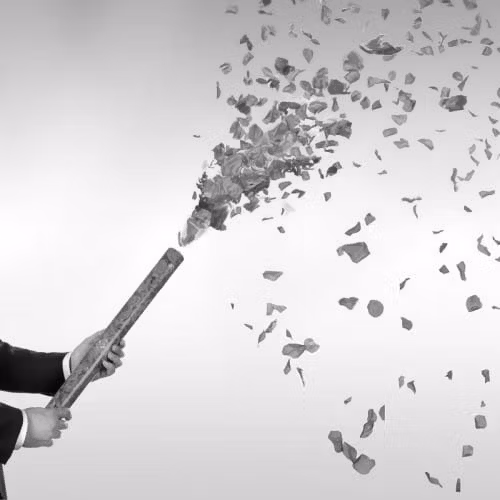 White Rose Petals Confetti Cannon 24 Inch All Products 3