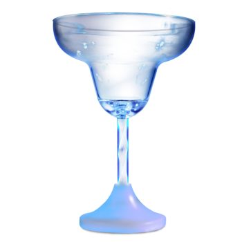 LED Margarita Drinking Glass Long Spiral Stem All Products