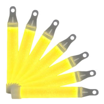 4 Inch Glow Stick Yellow Pack of 50 4 Inch Glow Sticks