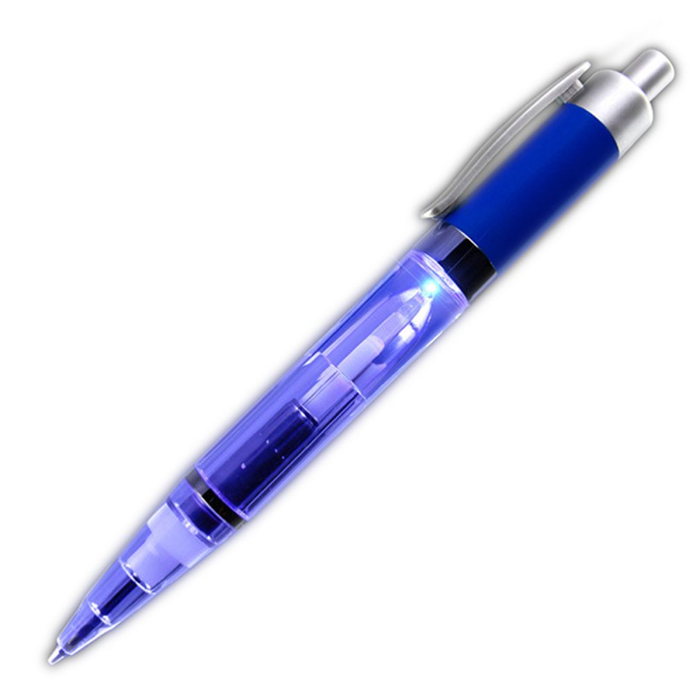 Blue Barrel Blue LED Pen All Products 3