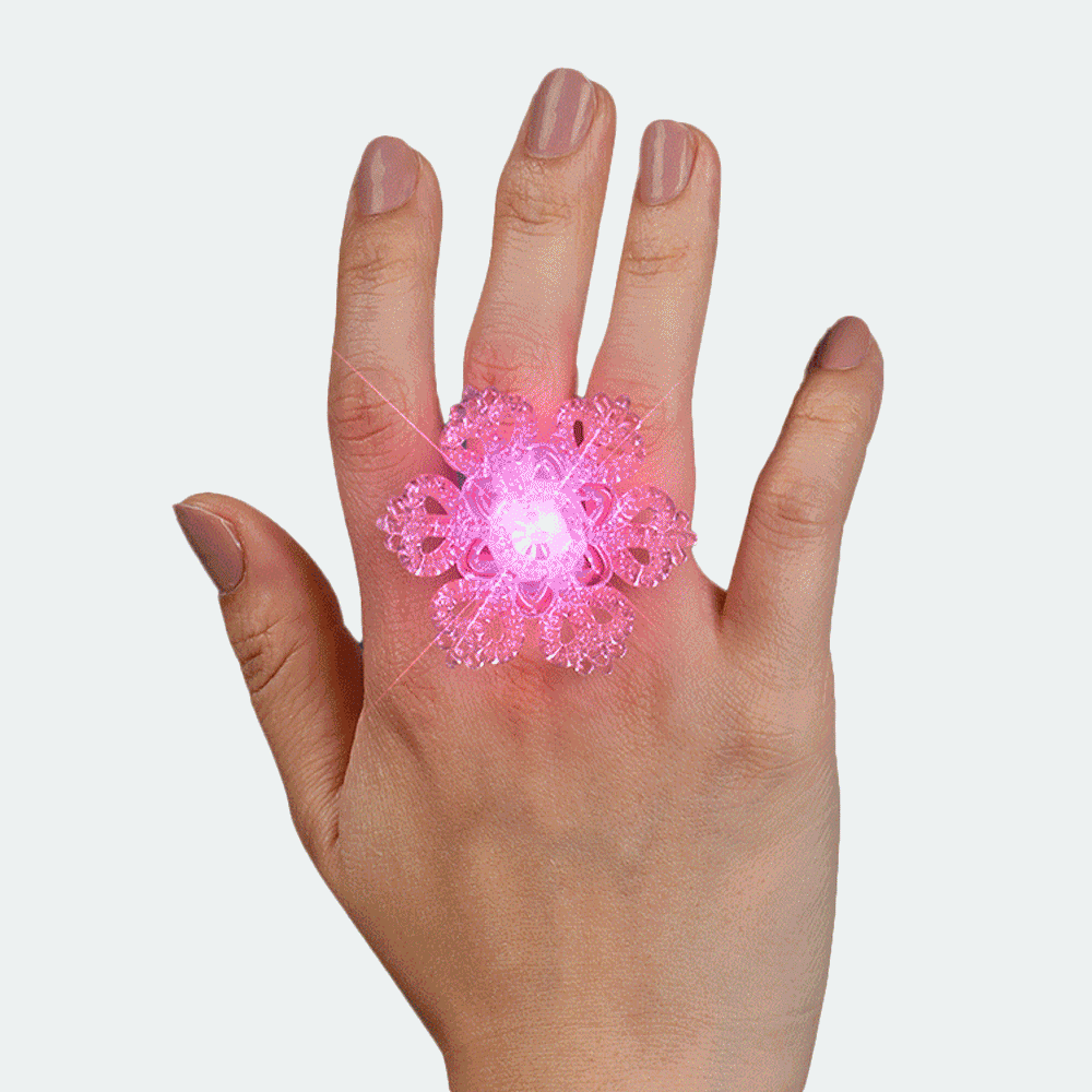 Color Changing Snowflake Ring All Products 6