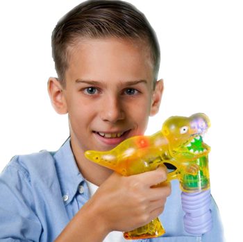 T Rex Dinosaur Lighted Bubble Gun All Products