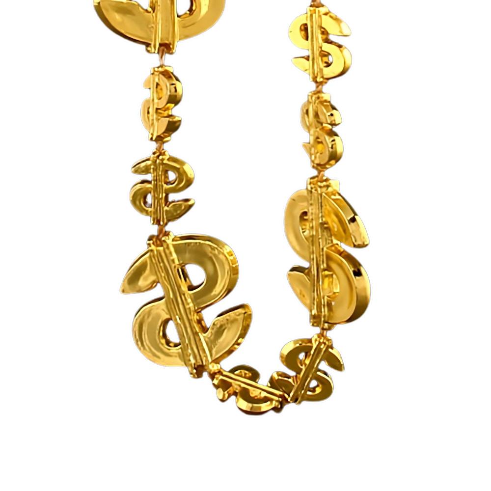 Dollar Sign Bling Necklace Pack of 12 All Products 4