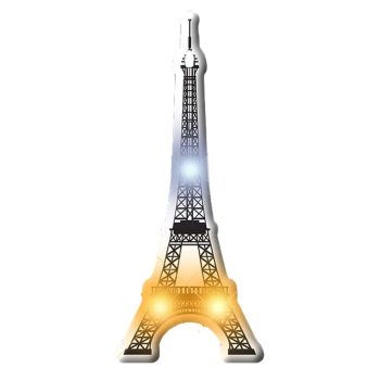 Eiffel Tower Flashing Body Light Lapel Pins All Body Lights and Blinkees