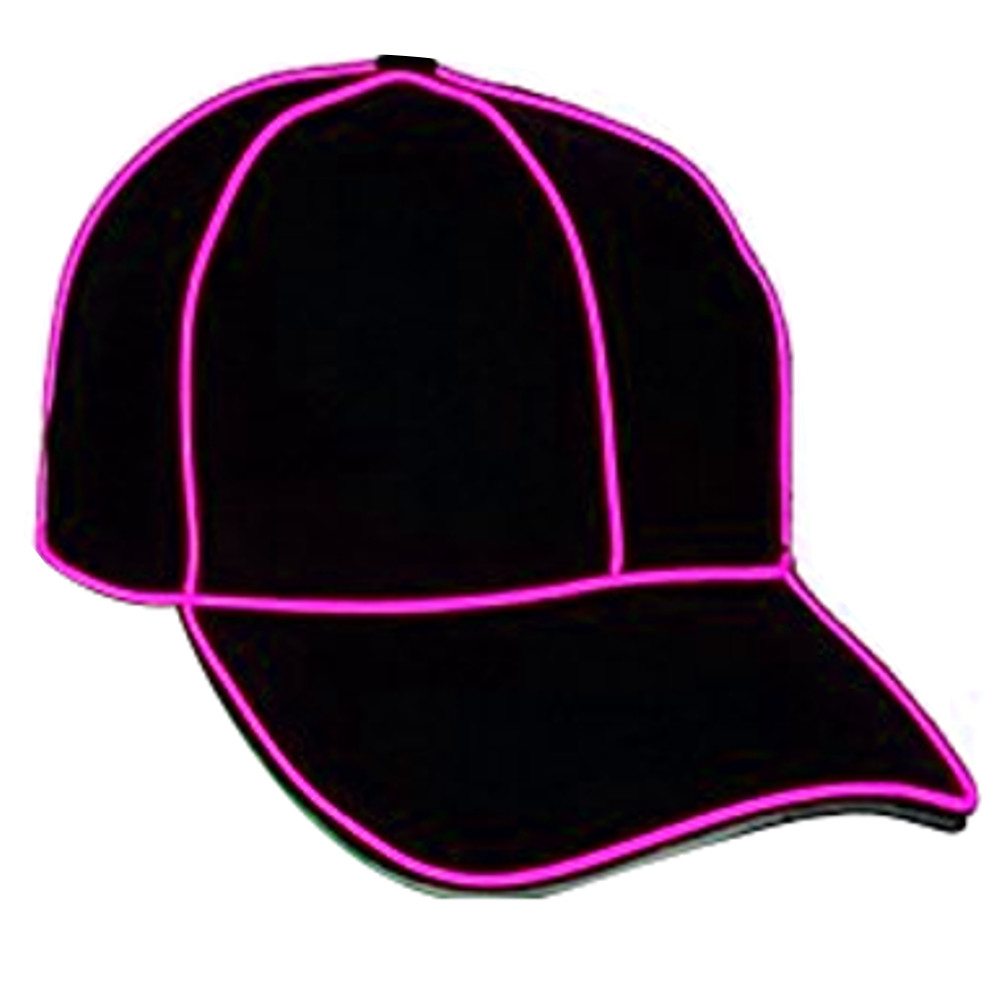 Electro Luminescent Baseball Hat Pink All Products