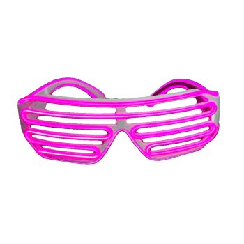 Electro Luminescent Shutter Shades Pink Pink