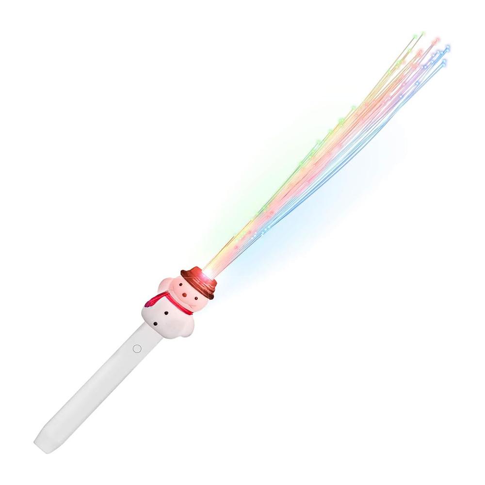 Fiber Optic Snowman Light Up Wand All Products 3