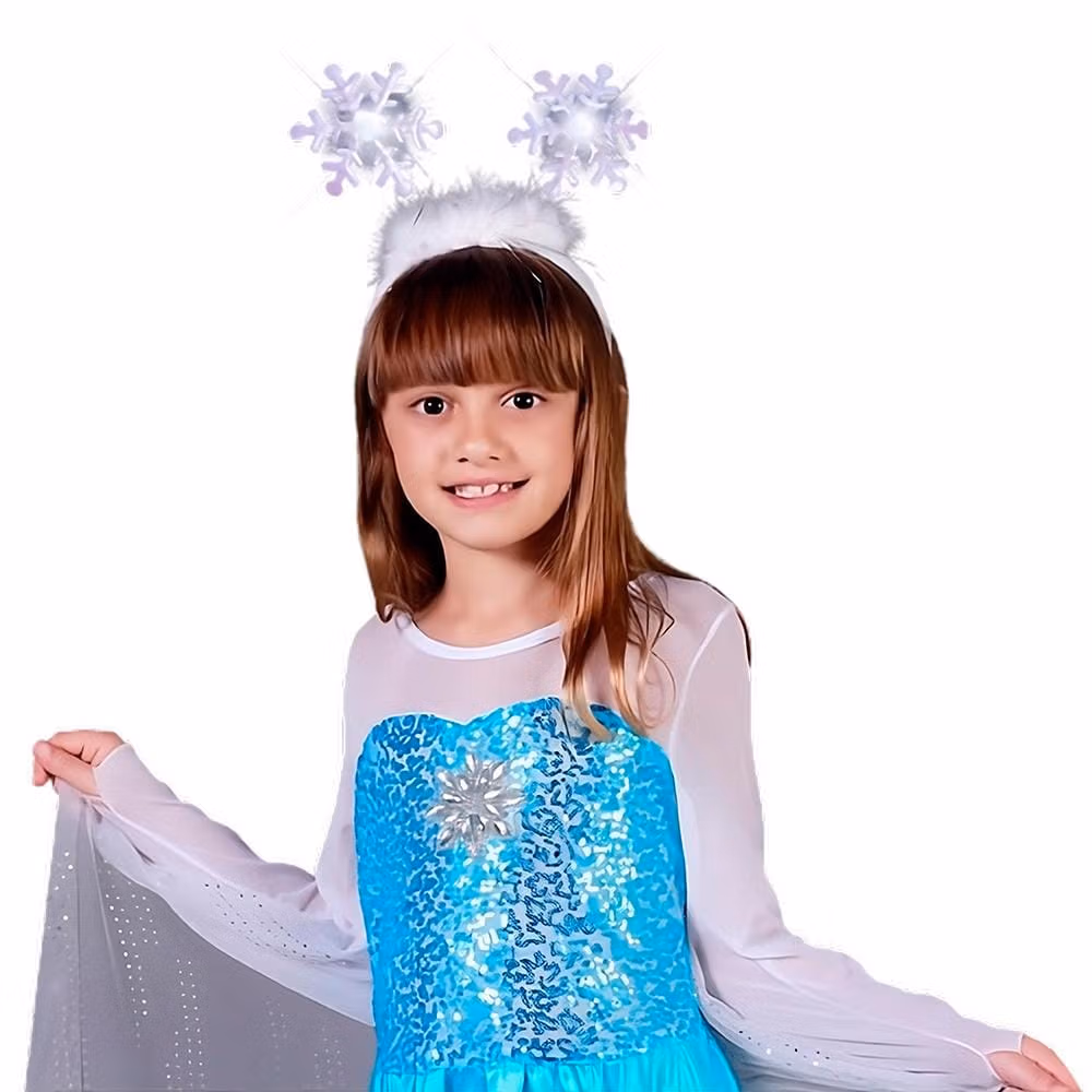 Flashing Snowflake Head Boppers Light Up Headband All Products 3