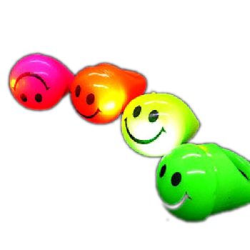 Flashing Soft Smiley Face Rings Pack of 24 All Products