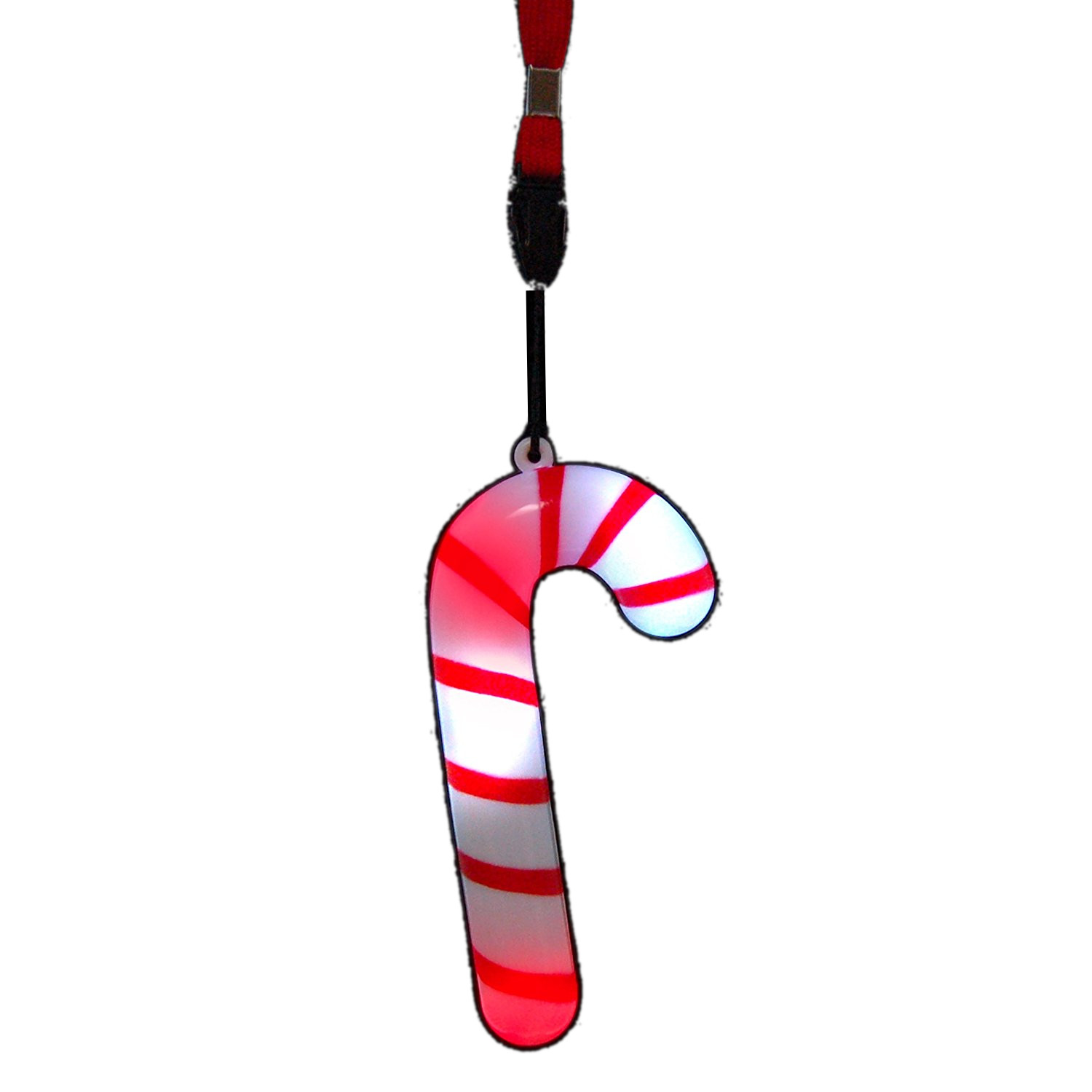 Flashing Candy Cane Necklace All Products