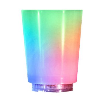 Multicolor LED Glow Cups Small Rainbow Multicolor