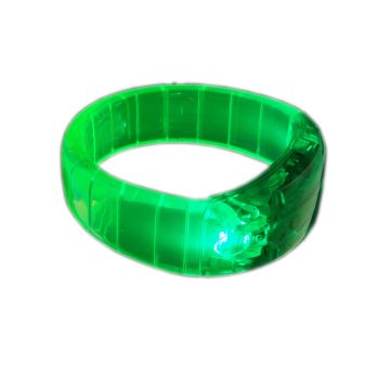 Fashion LED Bracelet Green Mardi Gras Bracelets and Bangles