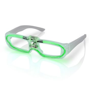 Sound Activated Glasses Green All Products