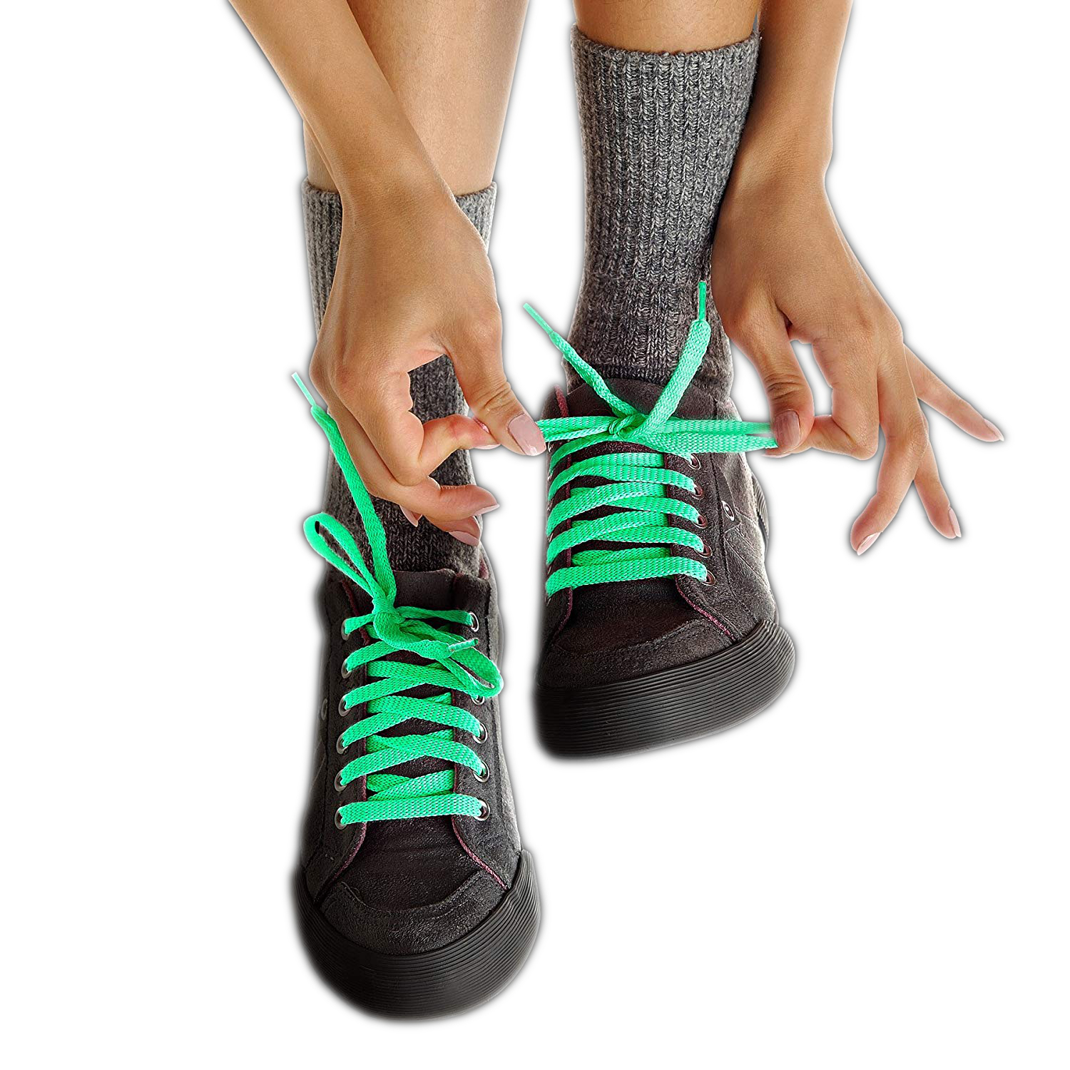 Glow in the Dark Shoelaces Green All Products 3