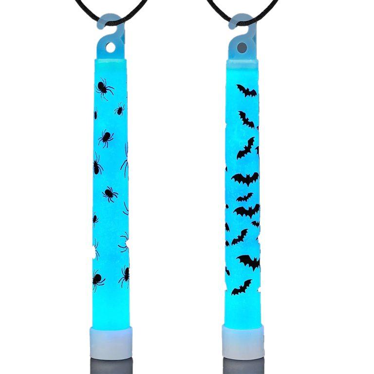 Halloween Spiders And Bats 6 Inch Glow Sticks Pack Of 25