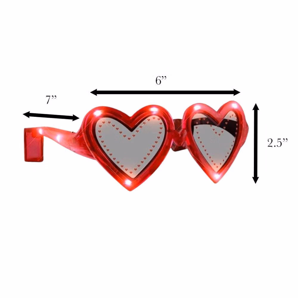 Red Heart LED Sunglasses All Products 5