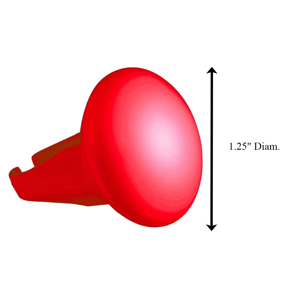 Huge Blink and Glow Red LED Light Up Ring All Products 5
