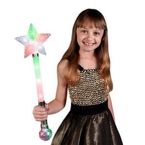Jumbo Size Light Up Star Crystal Wand All Products