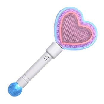 LED Rave PLUR Heart Wand with Crystal Ball All Products