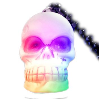 LED Soft Skeleton Skull Bead Necklace All Products