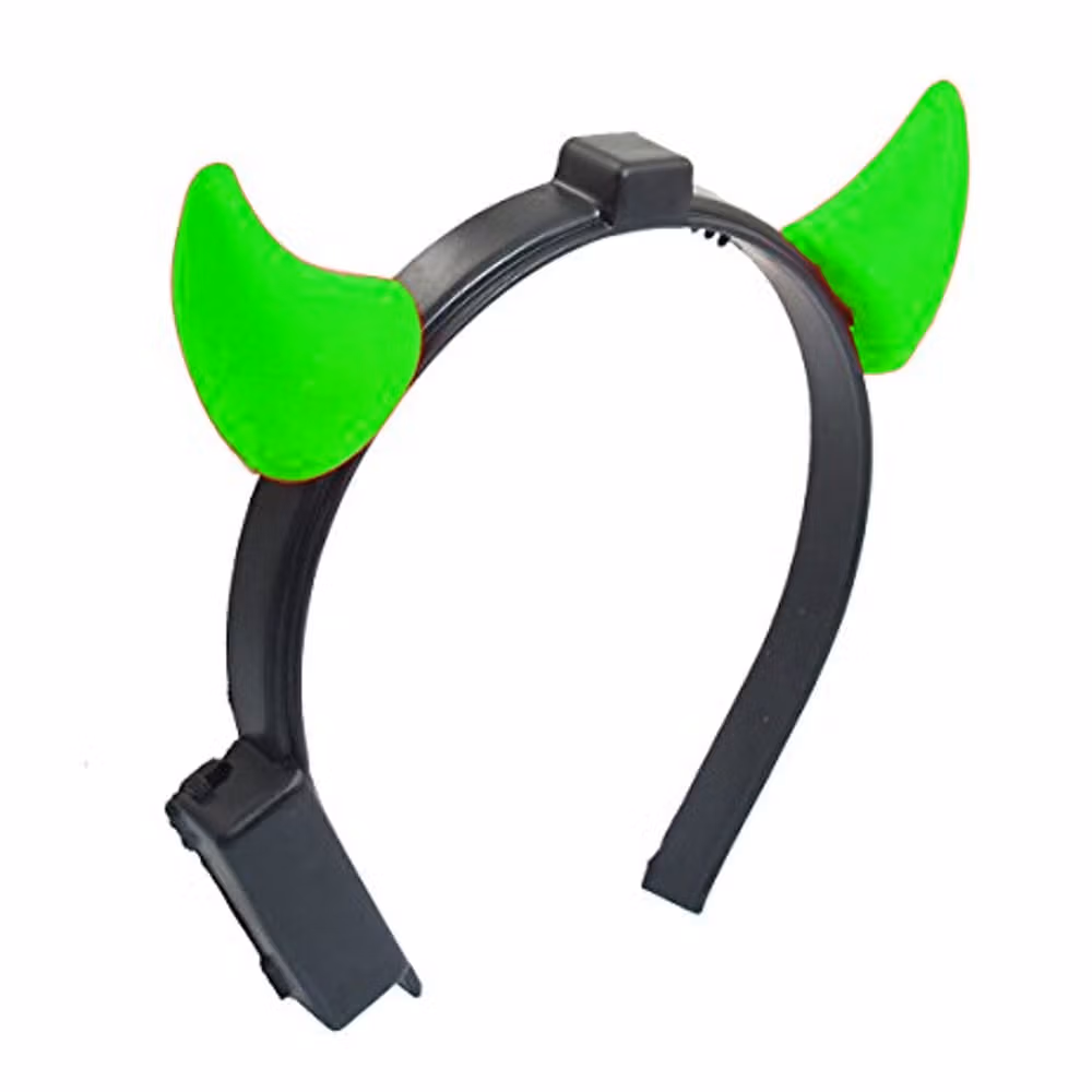 Light Up Devil Horns Green All Products 4