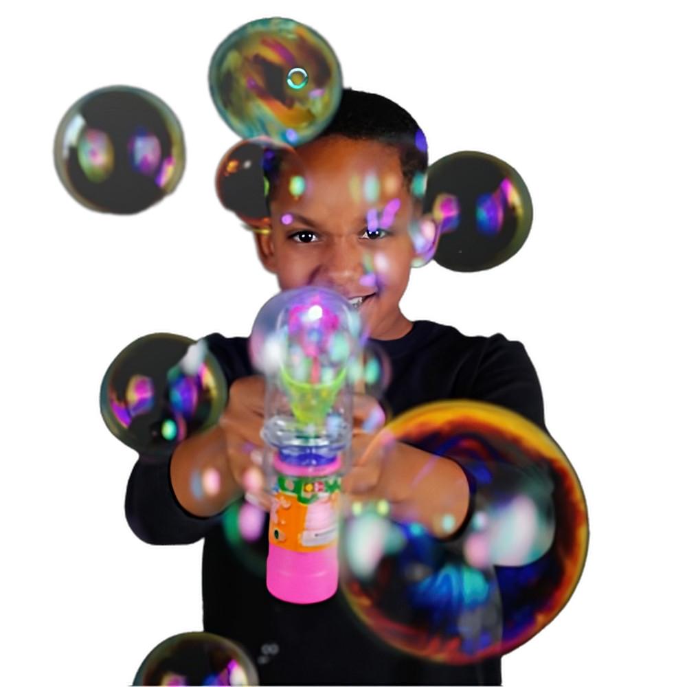 Shimmering LED Light Up Bubble Blaster Kit All Products 5