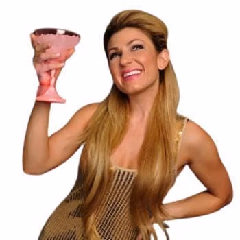 LED Margarita Drinking Glass Long Spiral Stem Bachelorette Party Barware 3