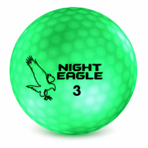 Night Eagle CV LED Golf Ball – Green, 1 Ball