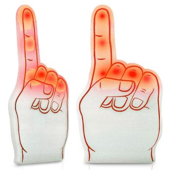 Number One Foam Light Up Finger Red All Products