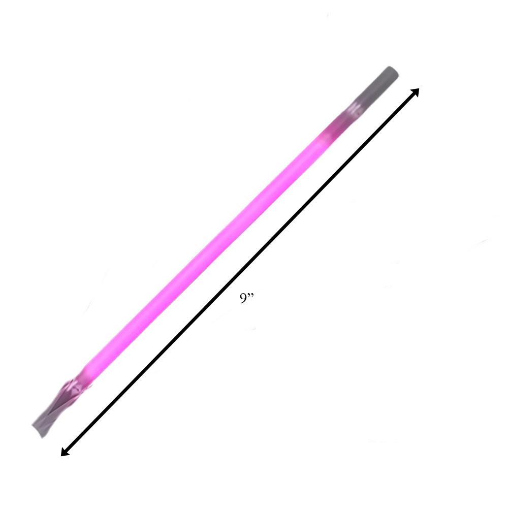 Pink Glow Drinking Straws Pack of 25 All Products 4