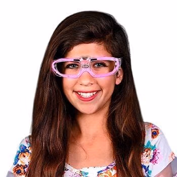 Sound Activated Glasses Pink All Products