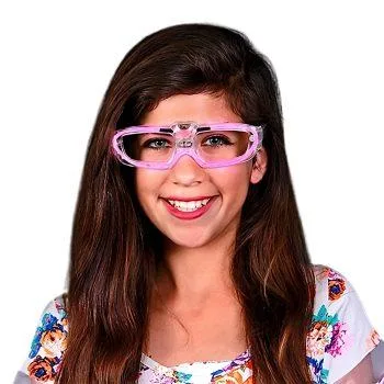 Sound Activated Glasses Pink Pink