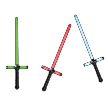 Star Wars Cross Guard Lightsabers Assorted Red Blue Green All Products