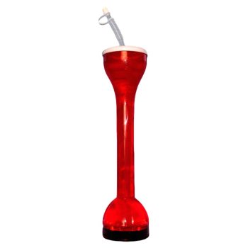 Yard Drinking Glass Red All Products