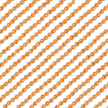 Round Disco Bead Necklace Pack of 12 Orange All Products