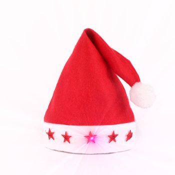 Santa Hat with Stars Christmas Hats