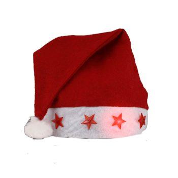 Santa Hat with Stars Christmas Hats