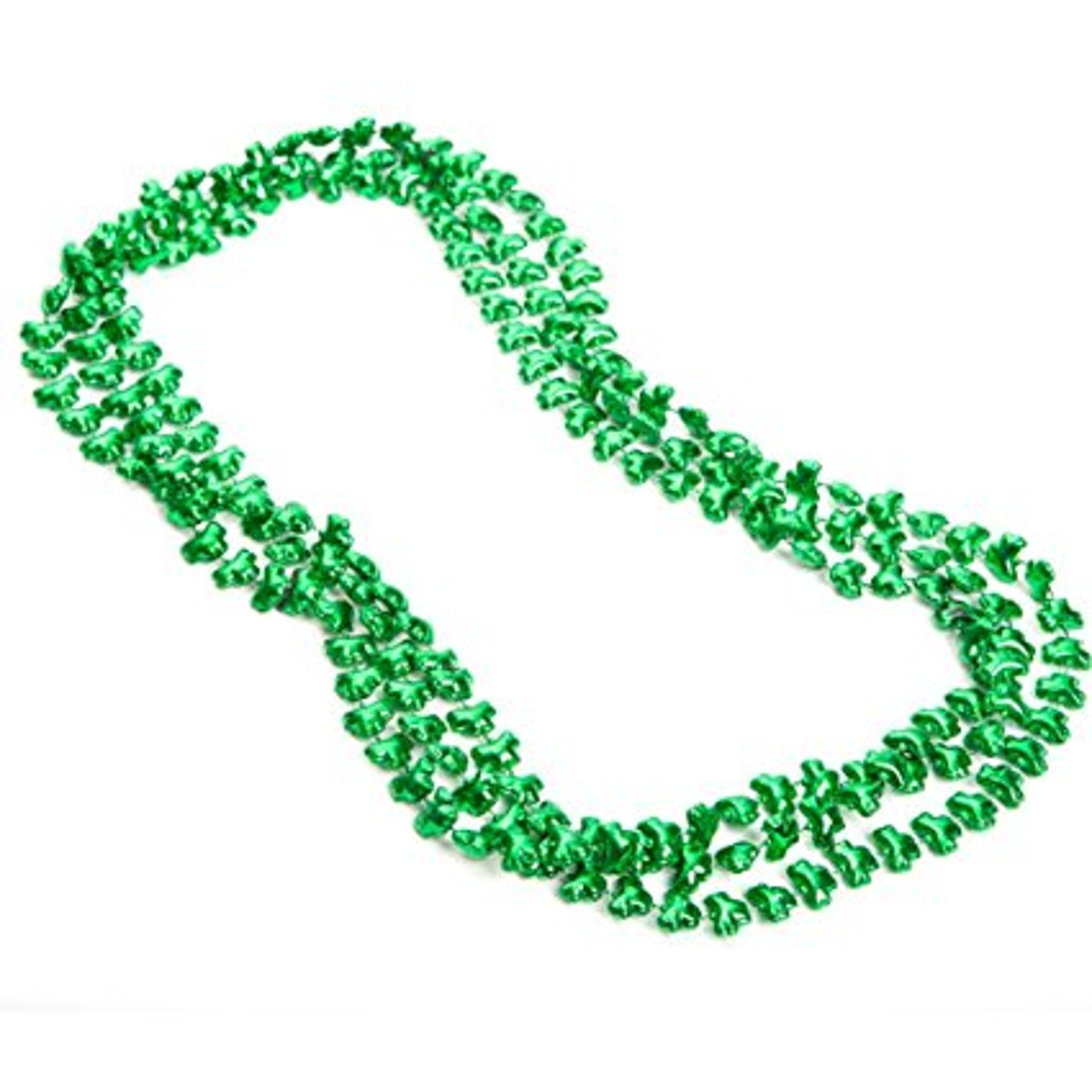 Shamrock Beaded Necklaces Pack of 12 All Products 3