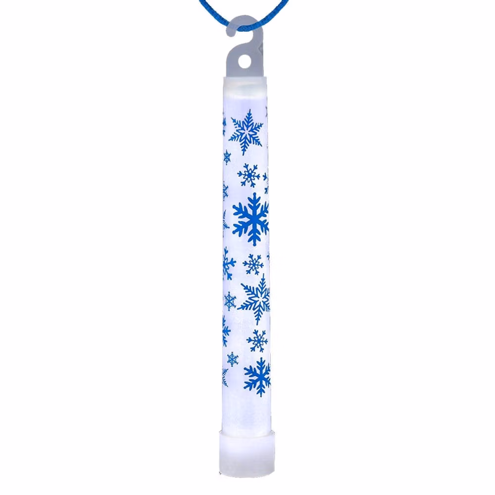 Snowflake 6 Inch Glow Stick Pack of 25 6 Inch Glow Sticks 3
