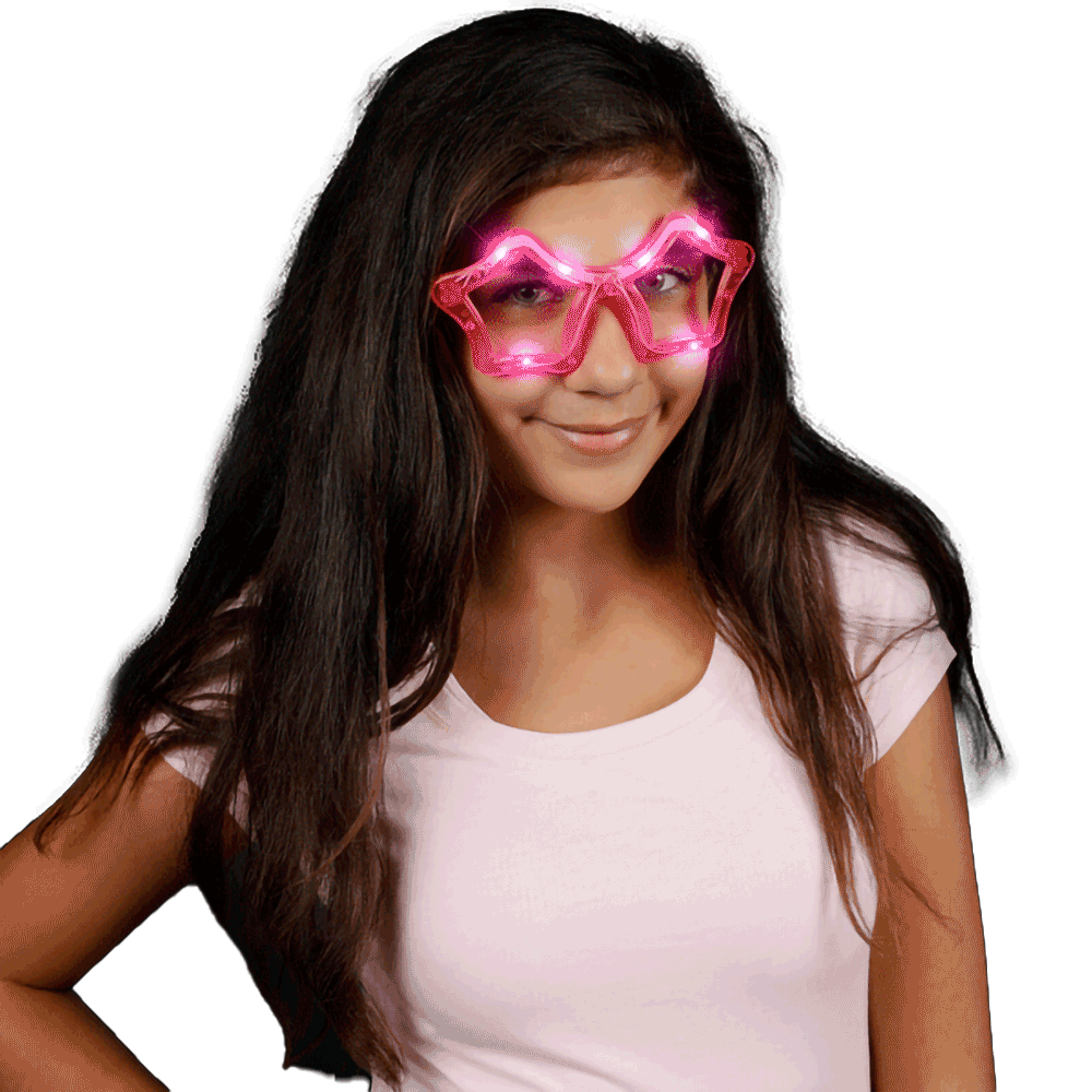 Assorted Star LED Sunglasses Pack of 12 4th of July 10
