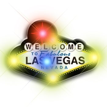 Welcome to Vegas Flashing Body Light Lapel Pins All Body Lights and Blinkees
