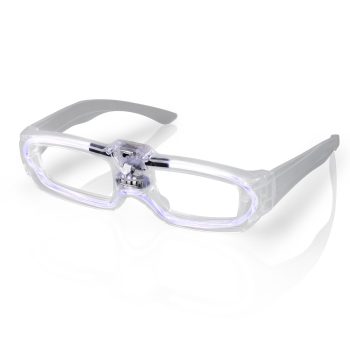 Sound Activated Glasses White All Products
